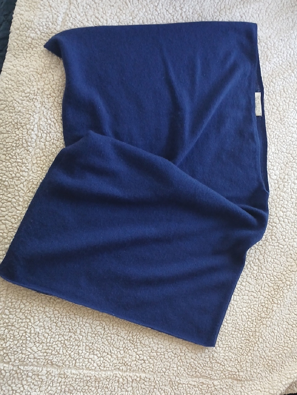 Rachel Zoe Navy Blue Cashmere Poncho